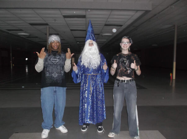 q, Sputnik Thermopolous The Evil, and sam!